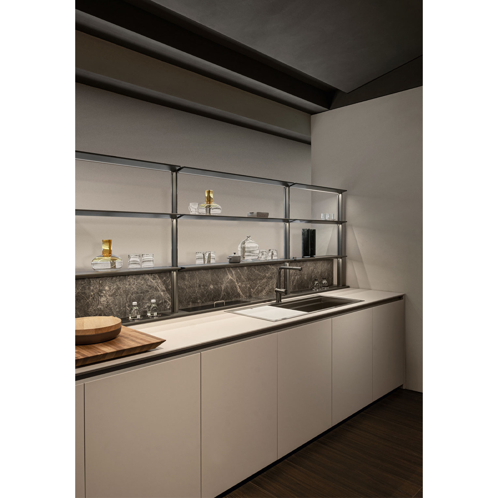Кухонный гарнитур из камня и дерева SISTEMA XY Dada Engenereed Kitchen