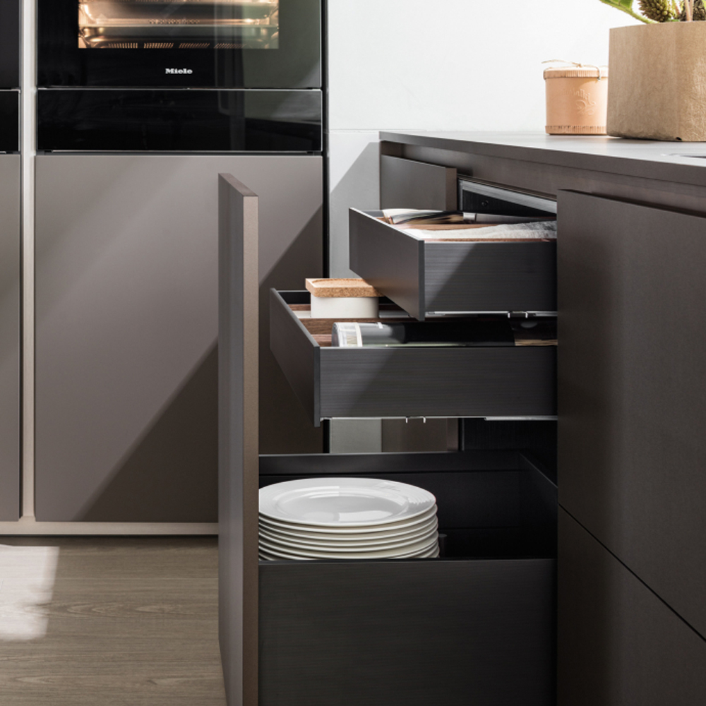 Кухонный гарнитур из массива дерева и металла HI-LINE 6 Dada Engenereed Kitchen