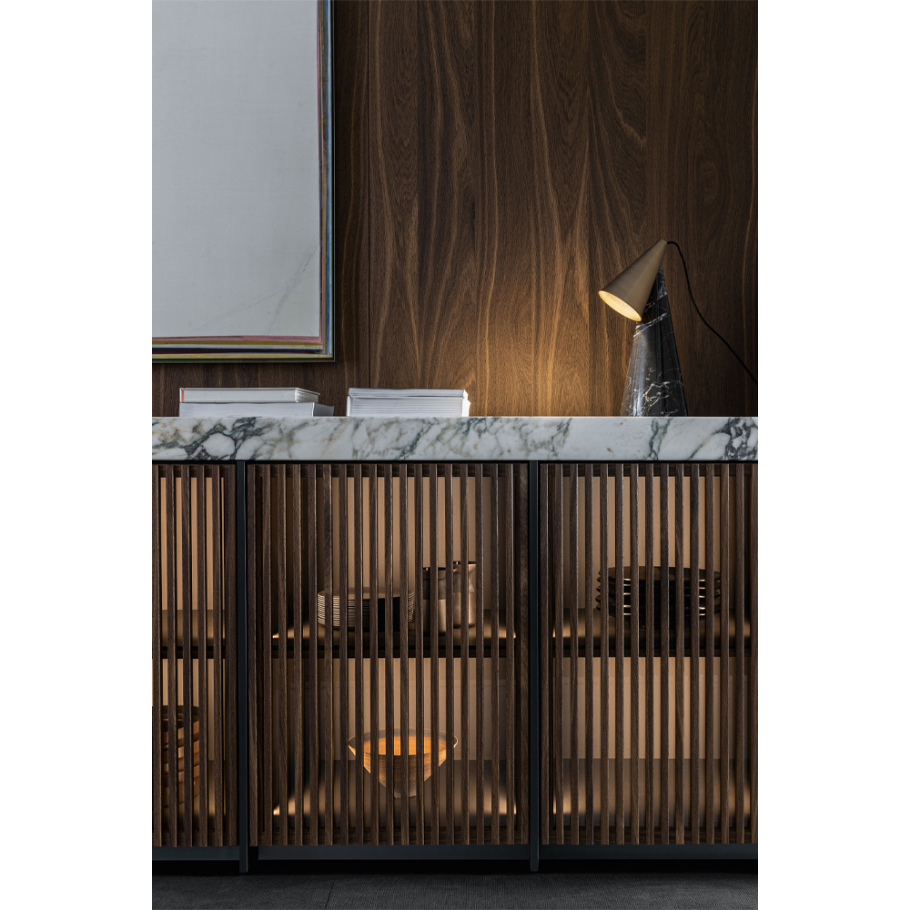 Кухонный гарнитур из массива дуба и камня Ratio Dada Engenereed