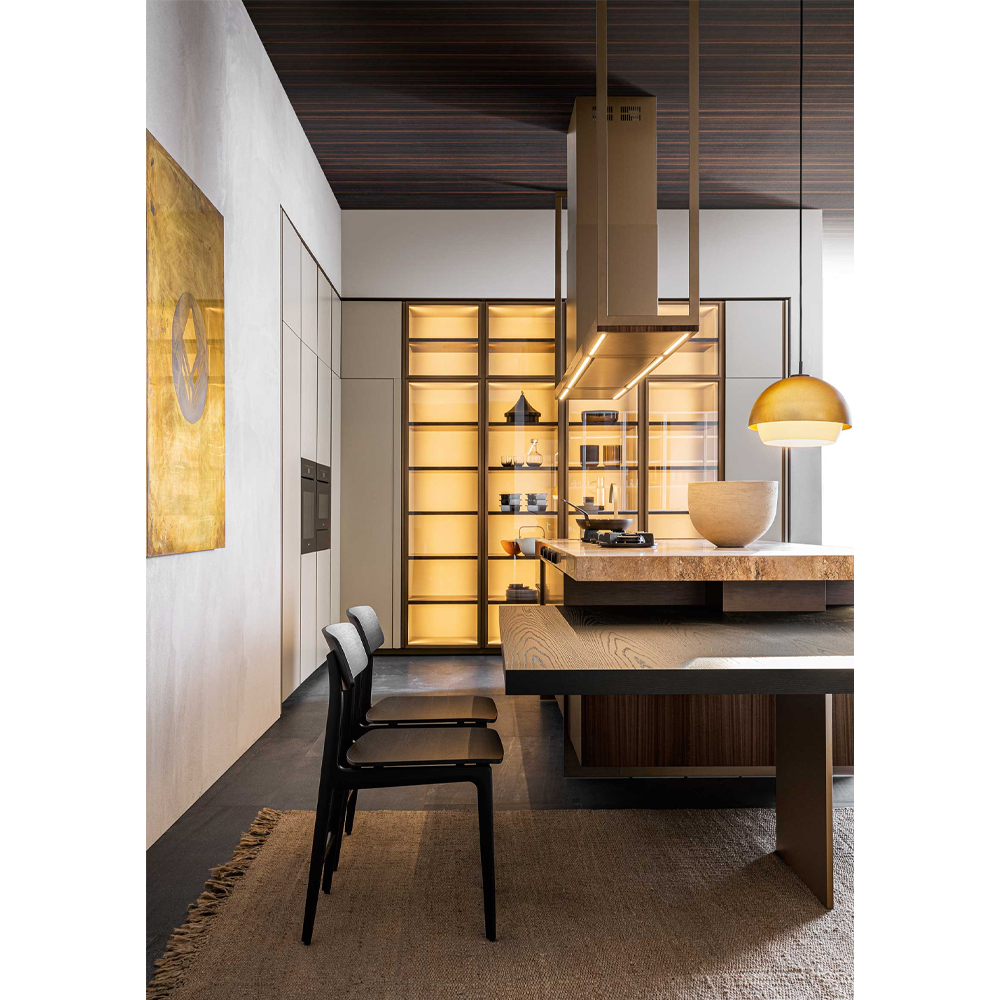 Кухонный гарнитур из массива дуба и камня Ratio Dada Engenereed