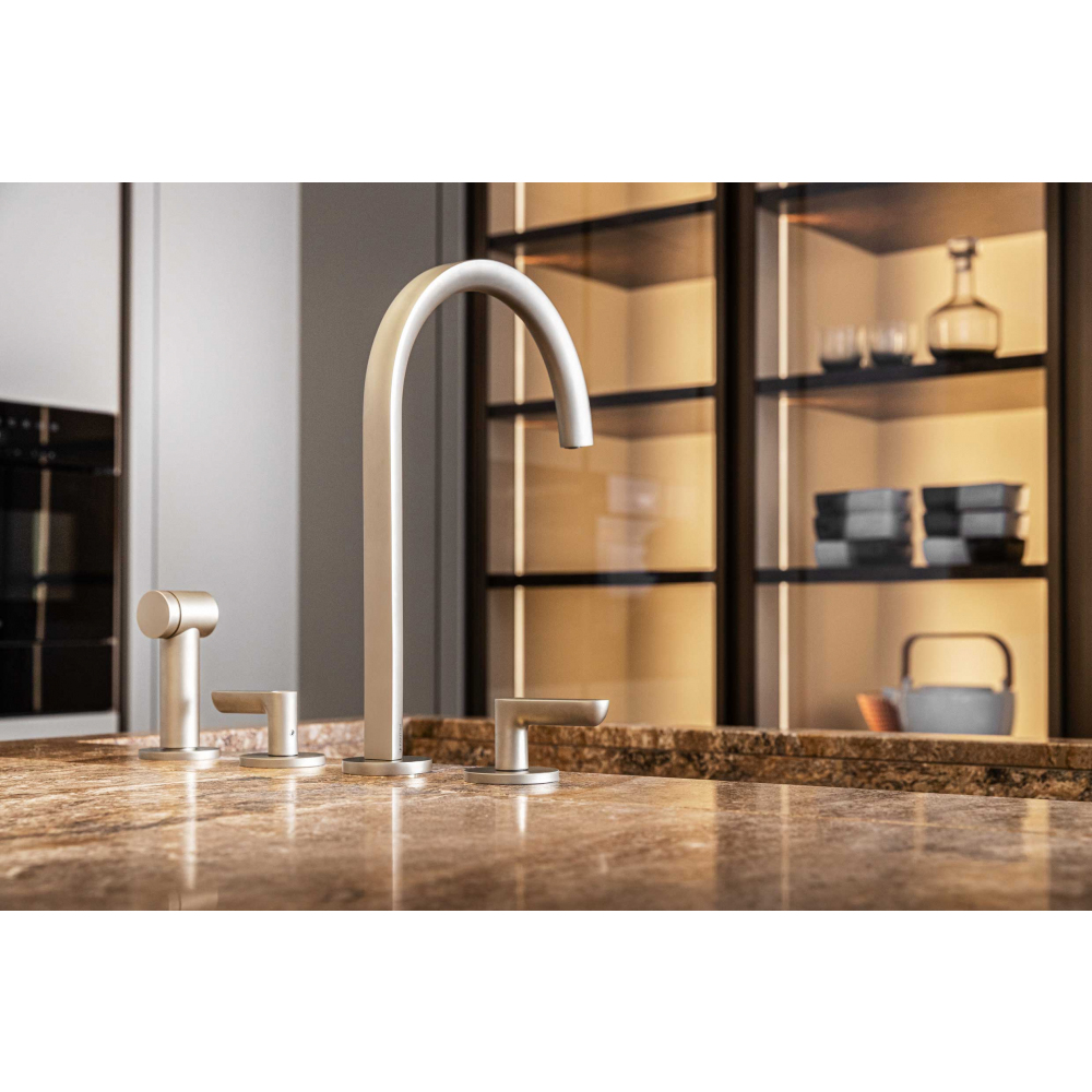 Кухонный гарнитур из массива дуба и камня Ratio Dada Engenereed