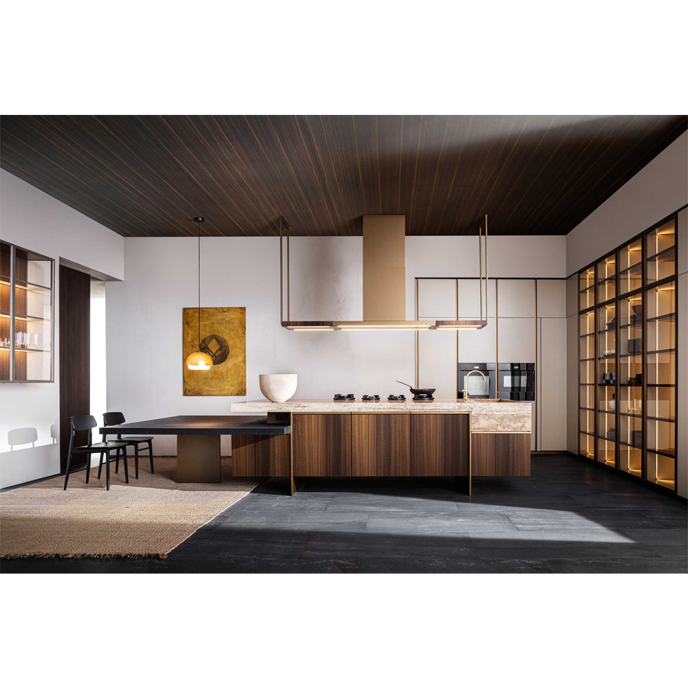 Кухонный гарнитур из массива дуба и камня Ratio Dada Engenereed