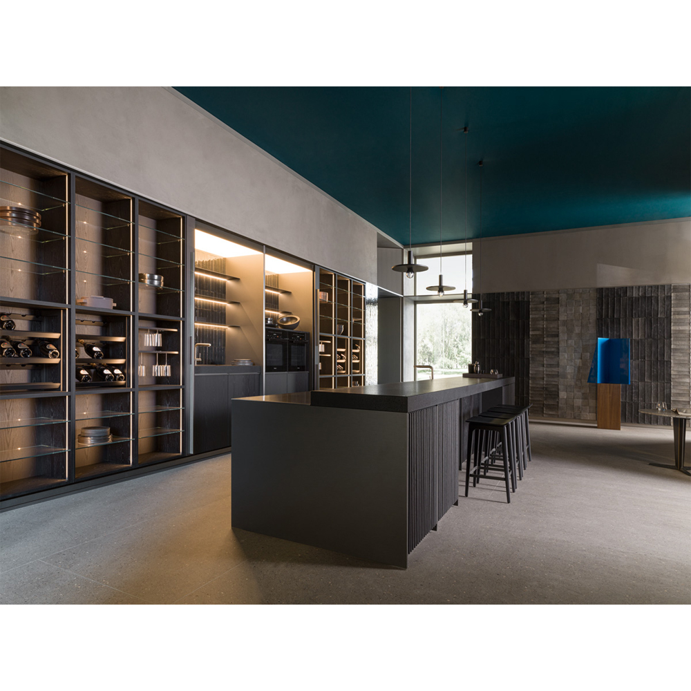 Кухонный гарнитур из массива дуба и камня Ratio Dada Engenereed