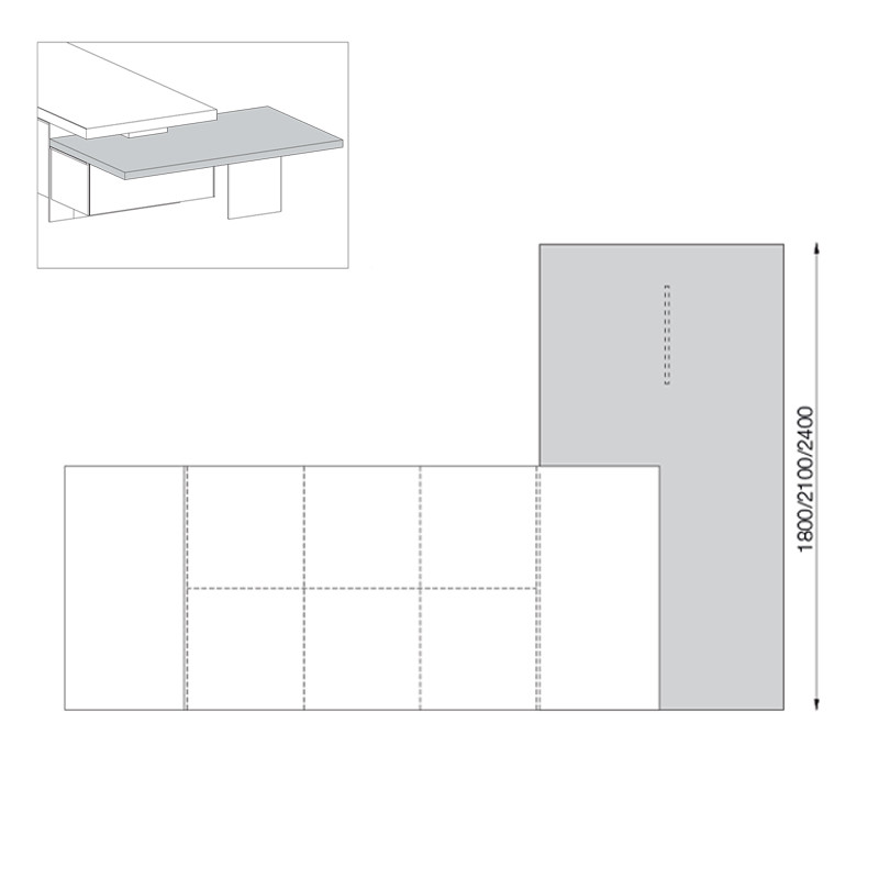 Кухонный гарнитур из массива дуба и камня Ratio Dada Engenereed