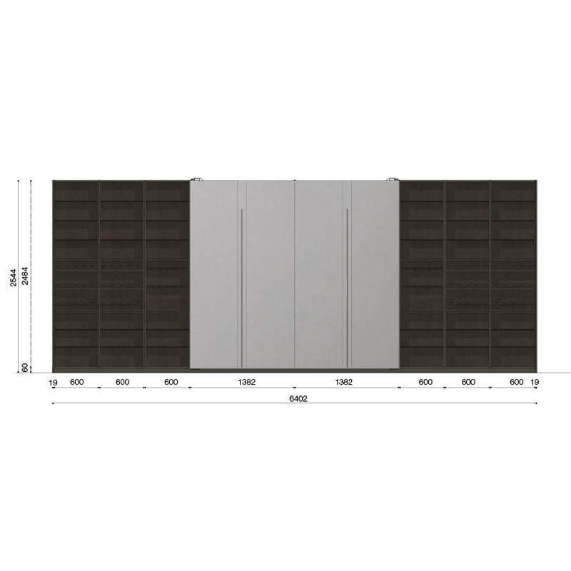 Кухонный гарнитур из массива дуба и камня Ratio Dada Engenereed