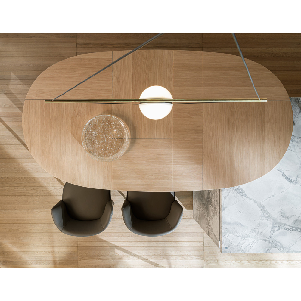 Кухонный гарнитур из натурального камня и дерева INTERSECTION Dada Engenereed Kitchen