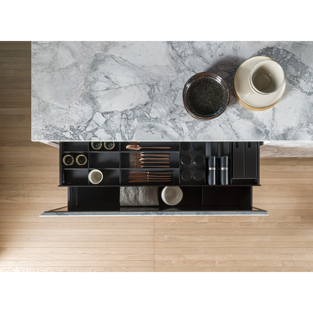 Кухонный гарнитур из натурального камня и дерева INTERSECTION Dada Engenereed Kitchen