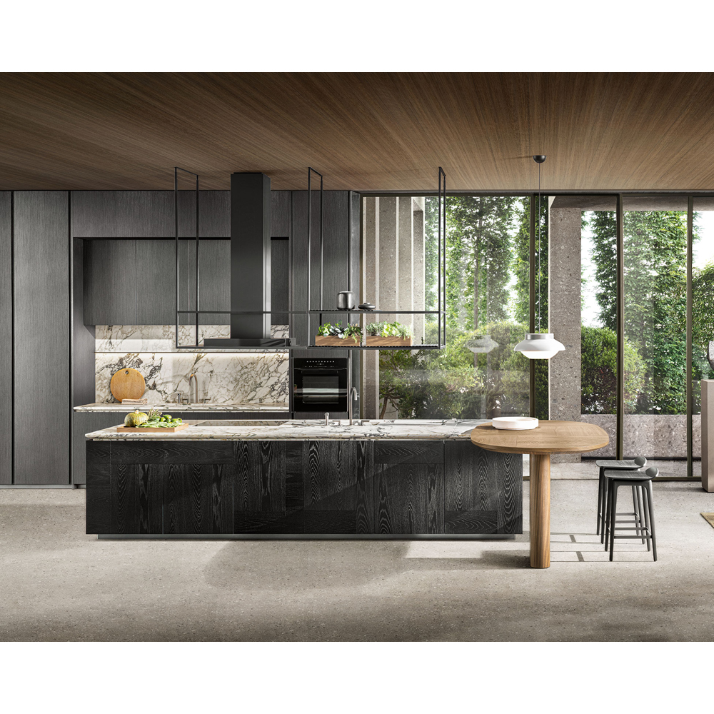 Кухонный гарнитур из натурального камня и дерева INTERSECTION Dada Engenereed Kitchen