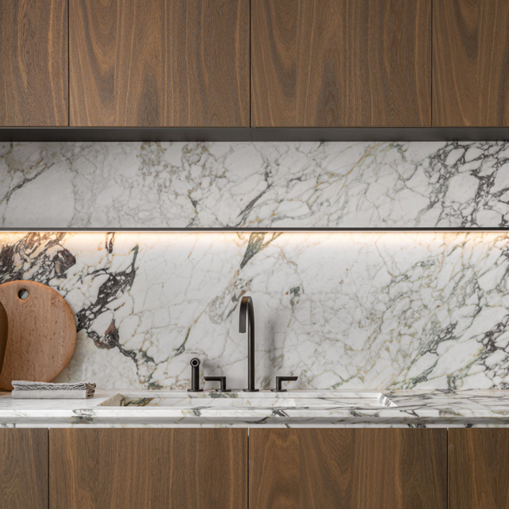 Кухонный гарнитур из натурального камня и дерева INTERSECTION Dada Engenereed Kitchen