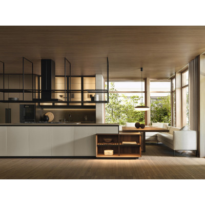 Кухонный гарнитур с длинным островом PRIME Dada Engenereed Kitchen