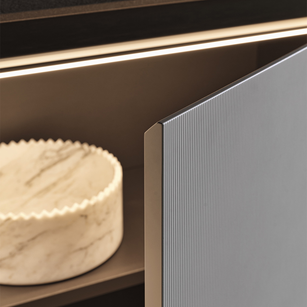 Кухонный гарнитур с длинным островом PRIME Dada Engenereed Kitchen