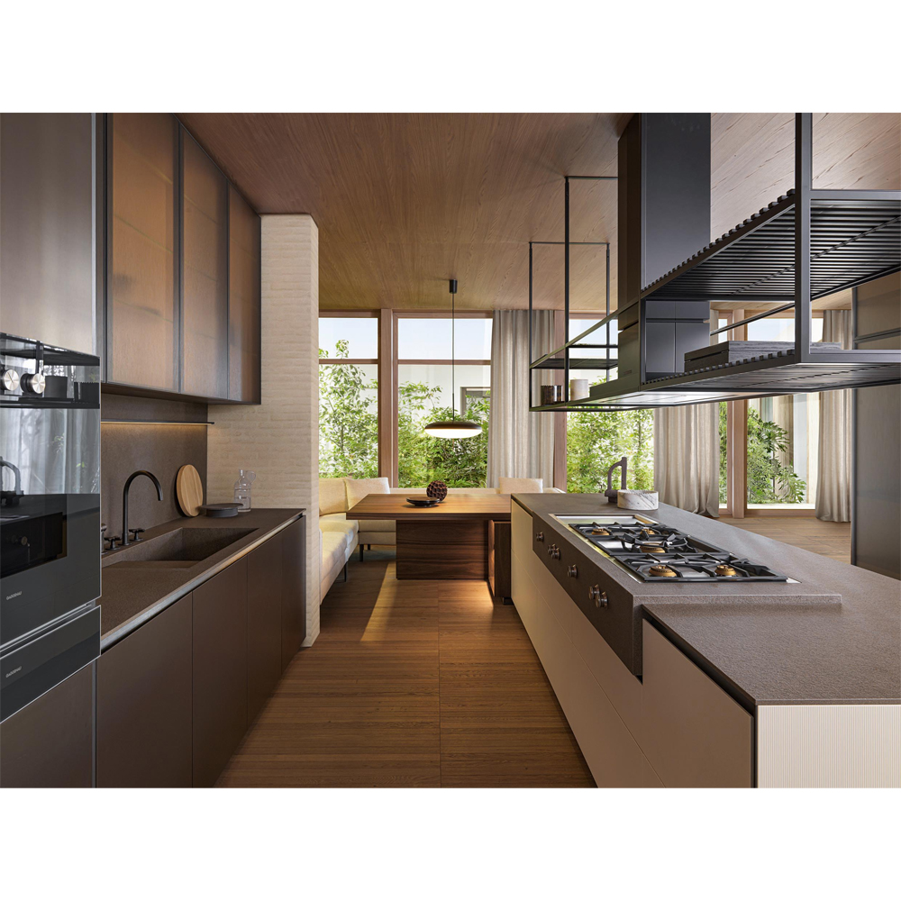 Кухонный гарнитур с длинным островом PRIME Dada Engenereed Kitchen