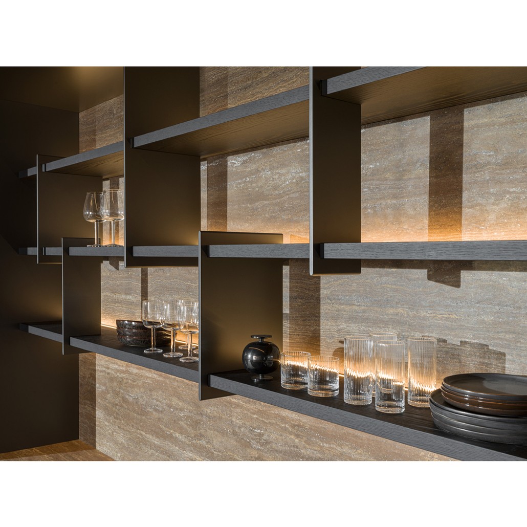 Кухонный гарнитур с раздвижными дверцами TIVALÌ 2.0 BY YABU PUSHELBERG Dada Engenereed Kitchen