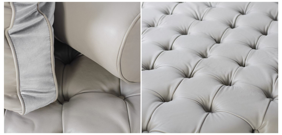 Кушетка Chinzi Lounge Sofa light gray