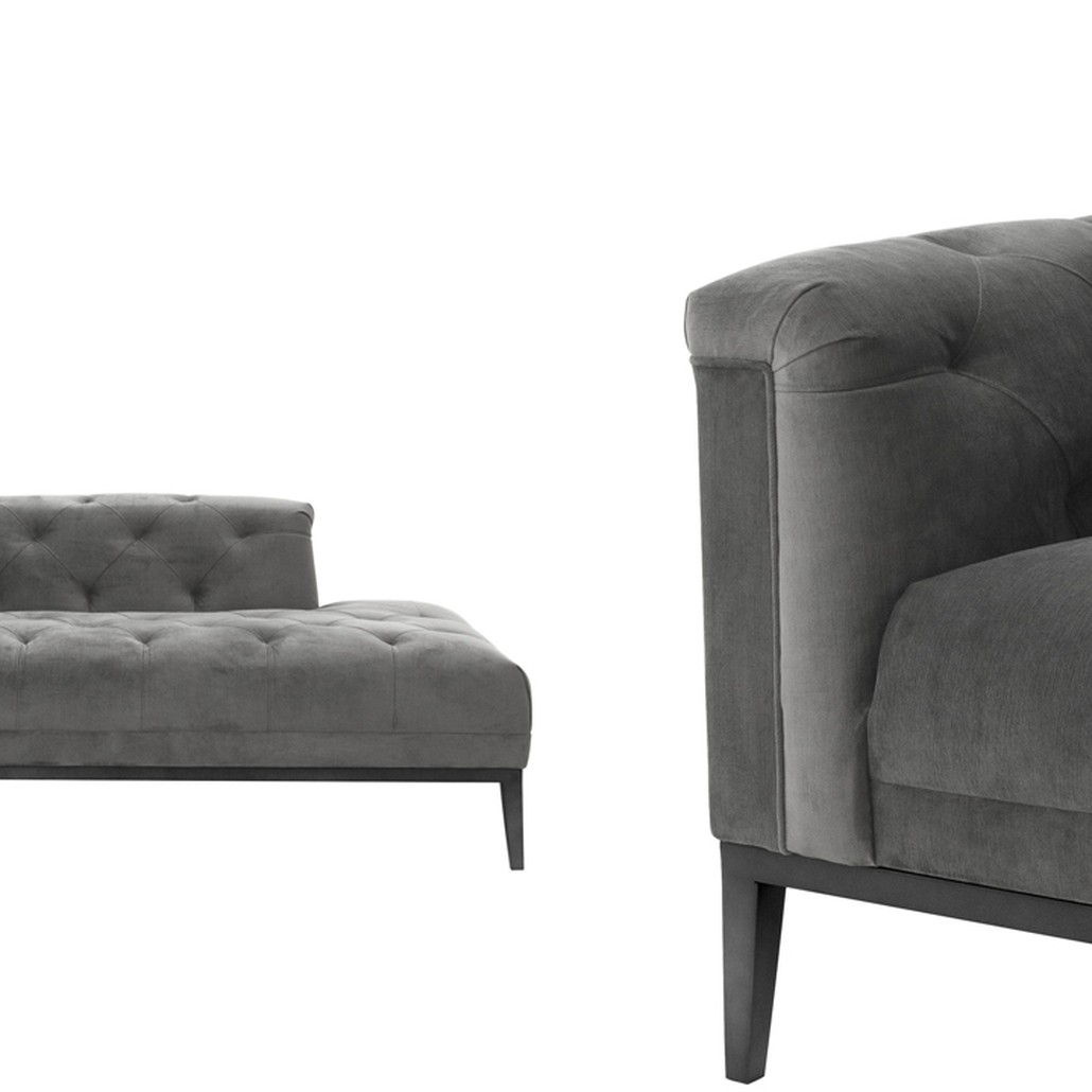 Кушетка Eichholtz Lounge Sofa Cesare Left grey