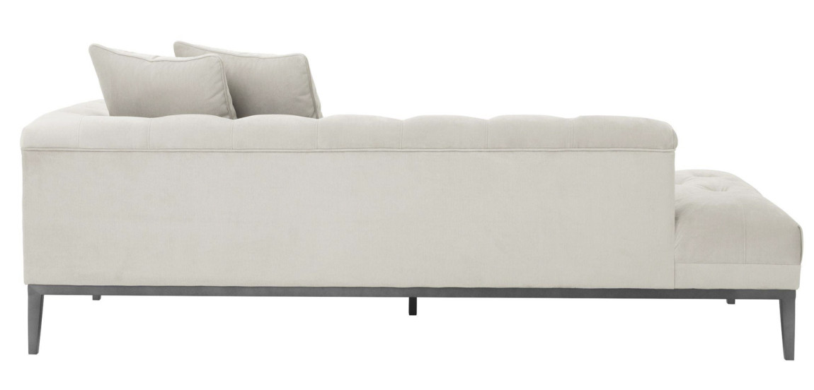 Кушетка Eichholtz Lounge Sofa Cesare Right Pebble grey