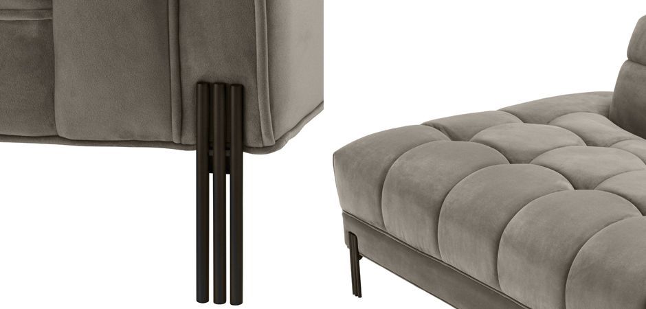 Кушетка Eichholtz Lounge Sofa Sienna Right greige