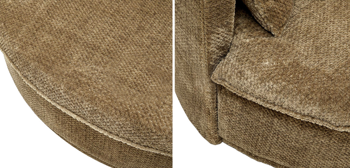 Кушетка круглая Endeavor Chair Коричневая