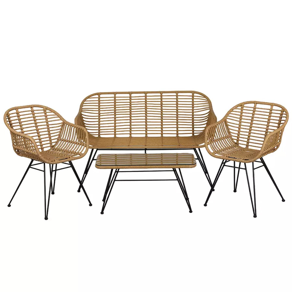 Кушетка плетеная из ротанга Wicker Сouch