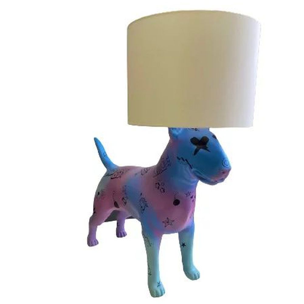 Лампа COLLECTION OF DOGS с абажуром Бультерьер