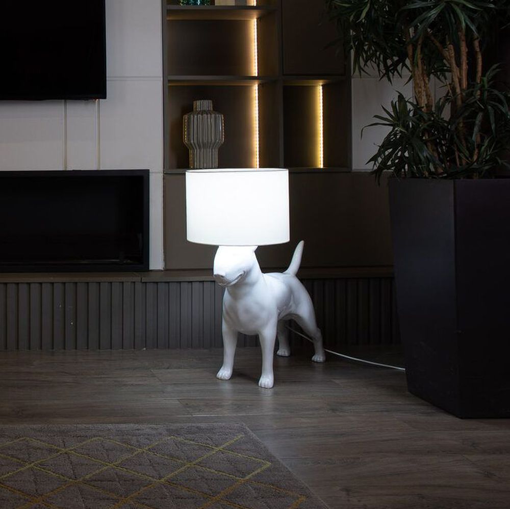 Лампа COLLECTION OF DOGS с абажуром Бультерьер