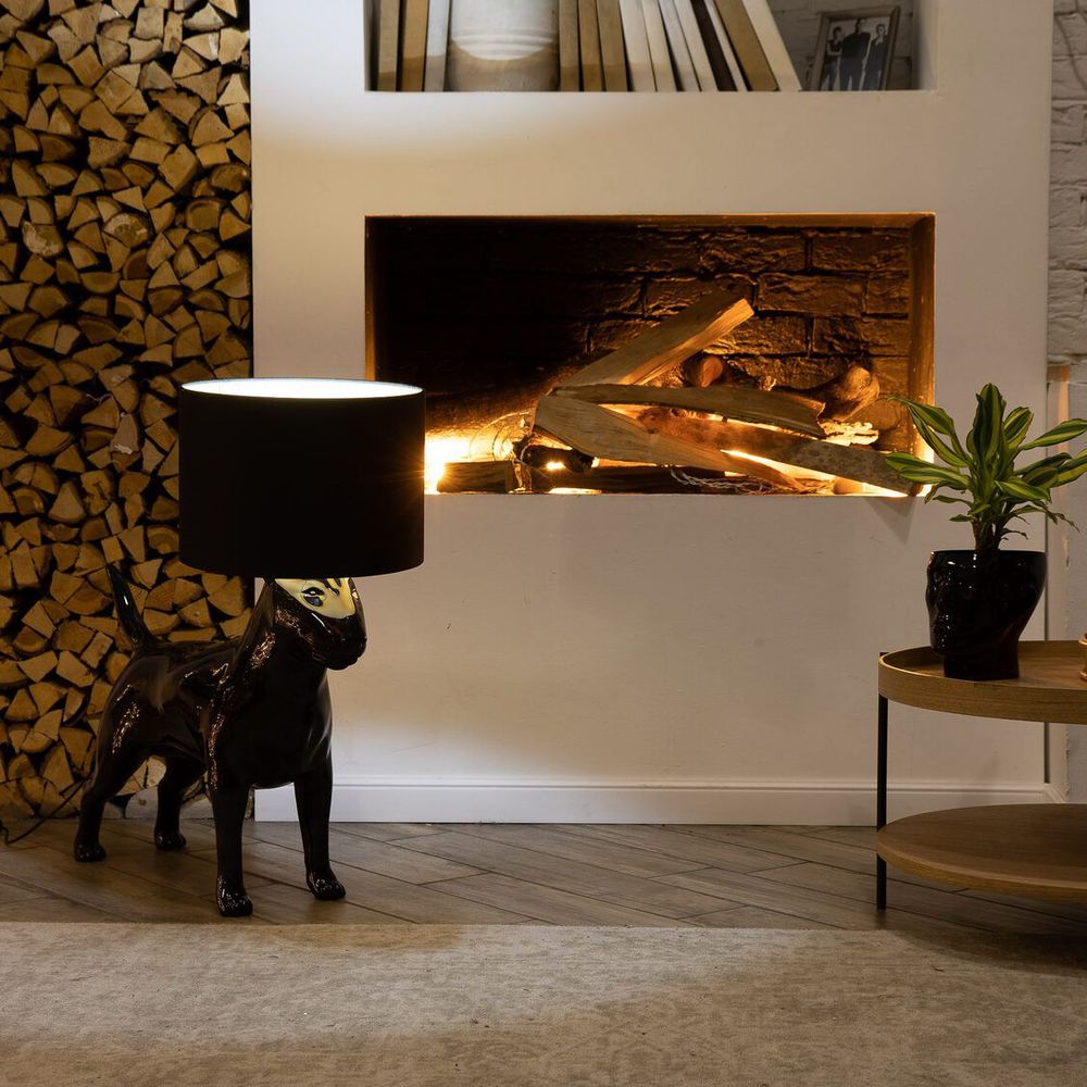 Лампа COLLECTION OF DOGS с абажуром Бультерьер