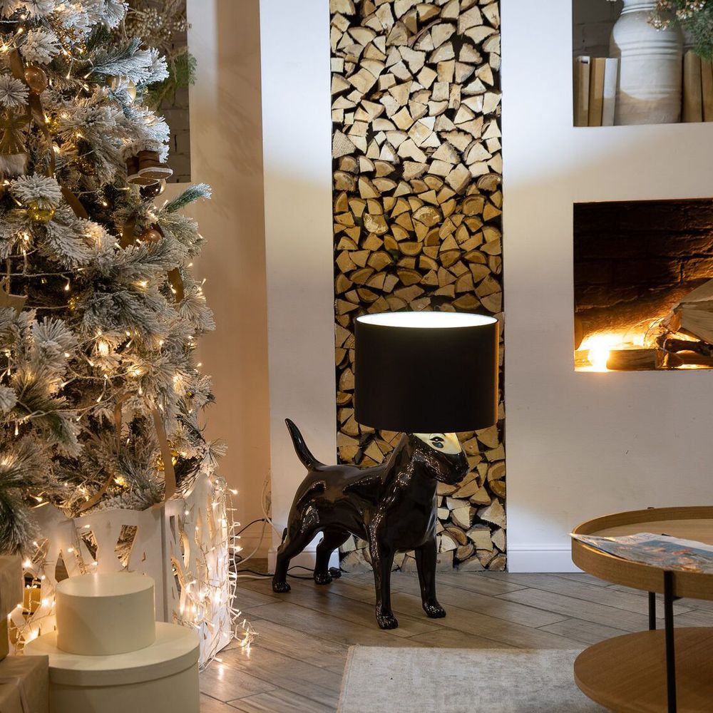 Лампа COLLECTION OF DOGS с абажуром Бультерьер