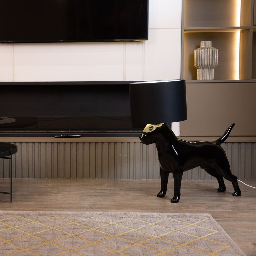 Лампа COLLECTION OF DOGS с абажуром Бультерьер