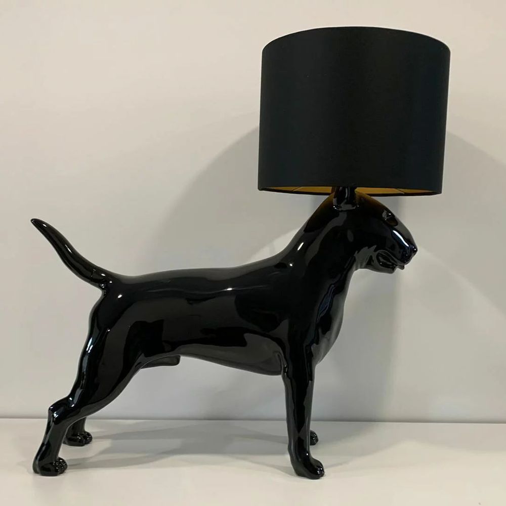 Лампа COLLECTION OF DOGS с абажуром Бультерьер