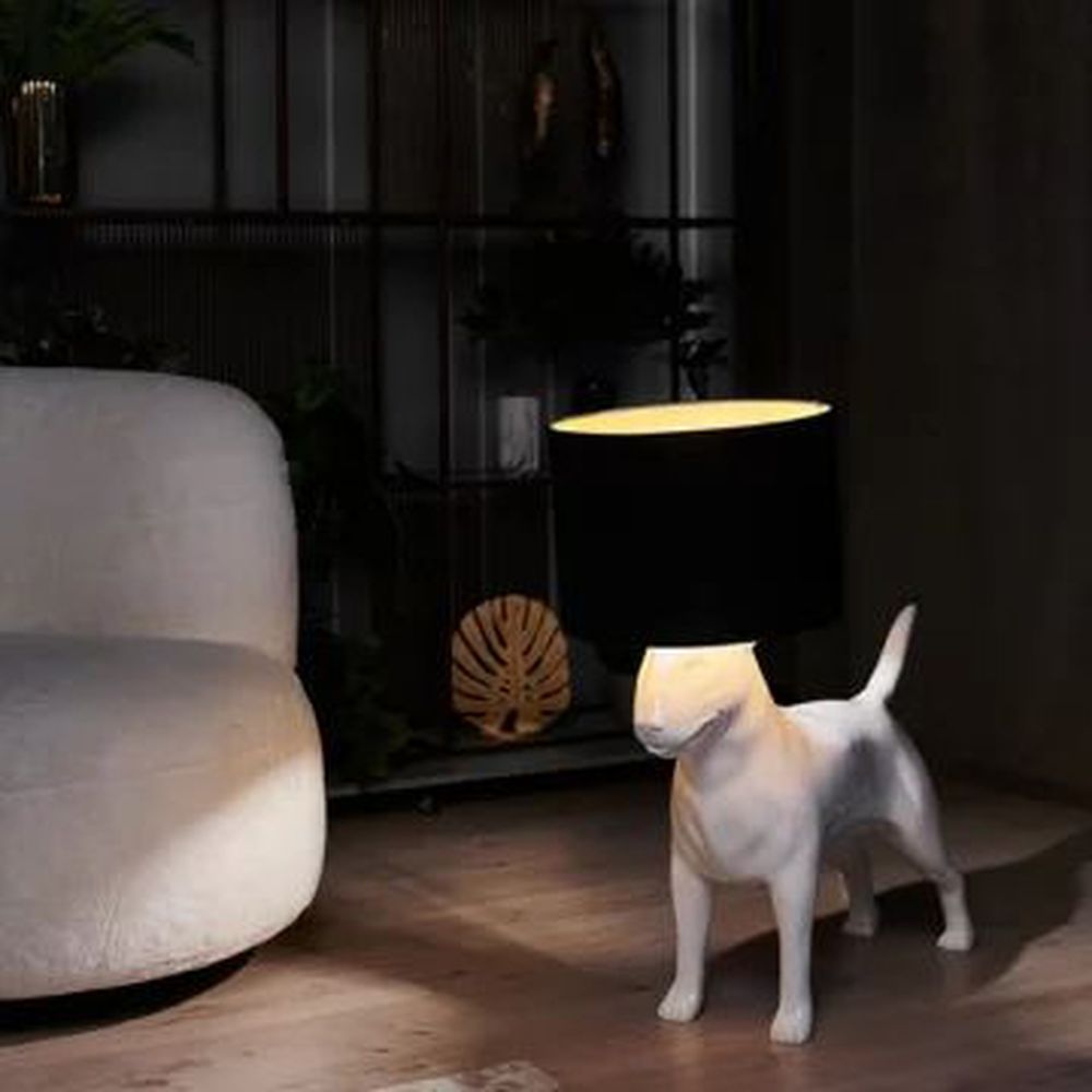 Лампа COLLECTION OF DOGS с абажуром Бультерьер