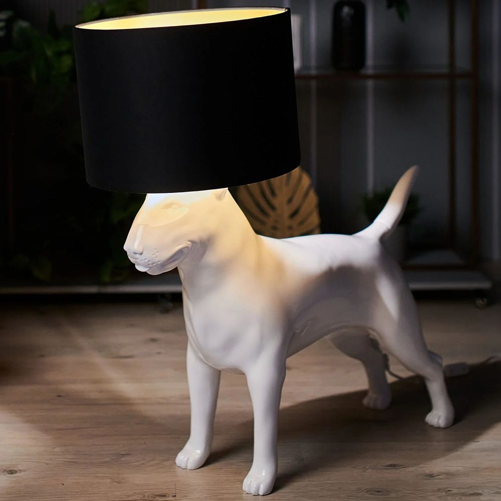 Лампа COLLECTION OF DOGS с абажуром Бультерьер