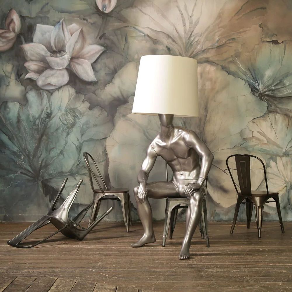 Лампа MALE MANNEQUIN LAMP с абажуром
