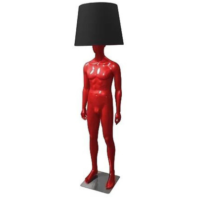 Лампа MALE MANNEQUIN LAMP с абажуром открытый позинг