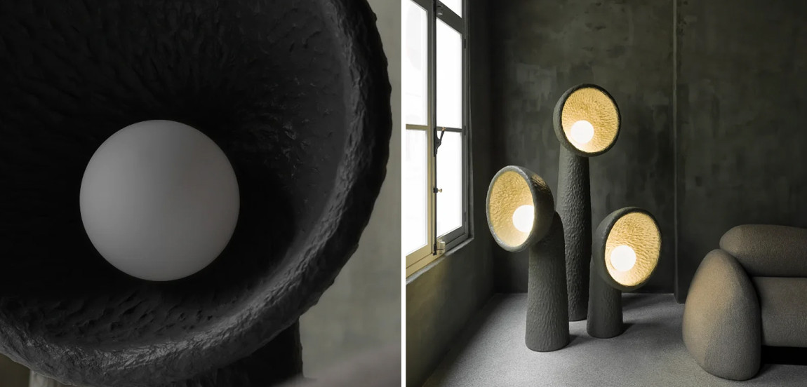 Лампа SONIAH MEDIUM FLOOR LAMP by FAINA Black