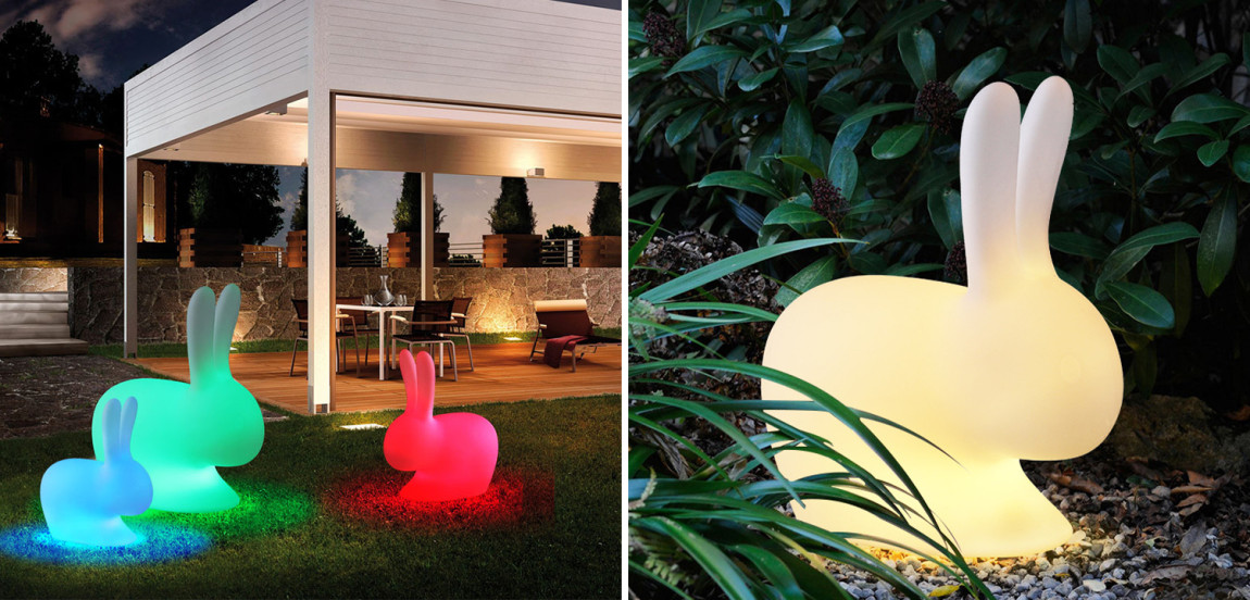 Лампа в виде кролика дизайн Стефано Джованнони