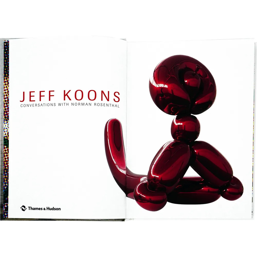 Лимитированная Книга для дизайнеров Jeff Koons Conversations with Norman Rosenthal