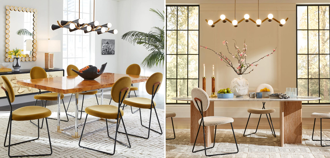 Линейная люстра Jonathan Adler CARACAS WAVE CHANDELIER