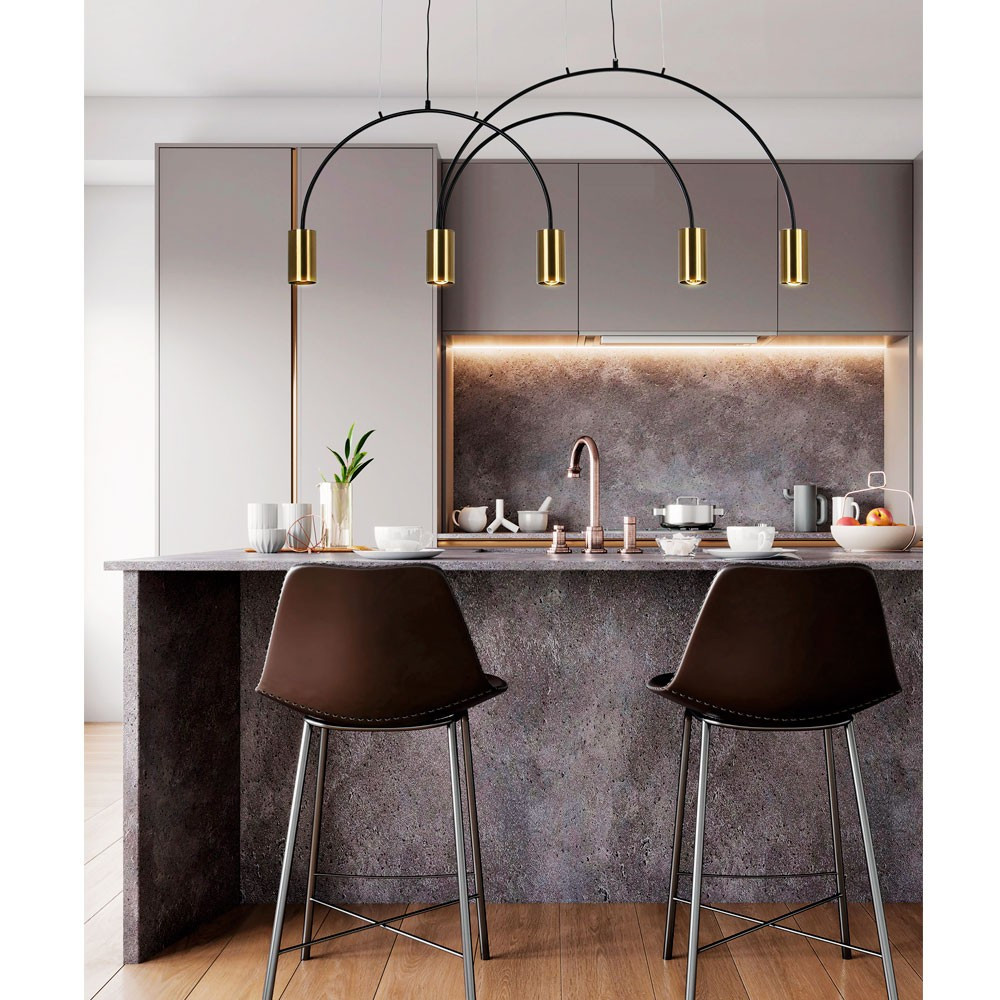 Линейный светильник с дугообразным каркасом Daviau Linear Arch Light 5