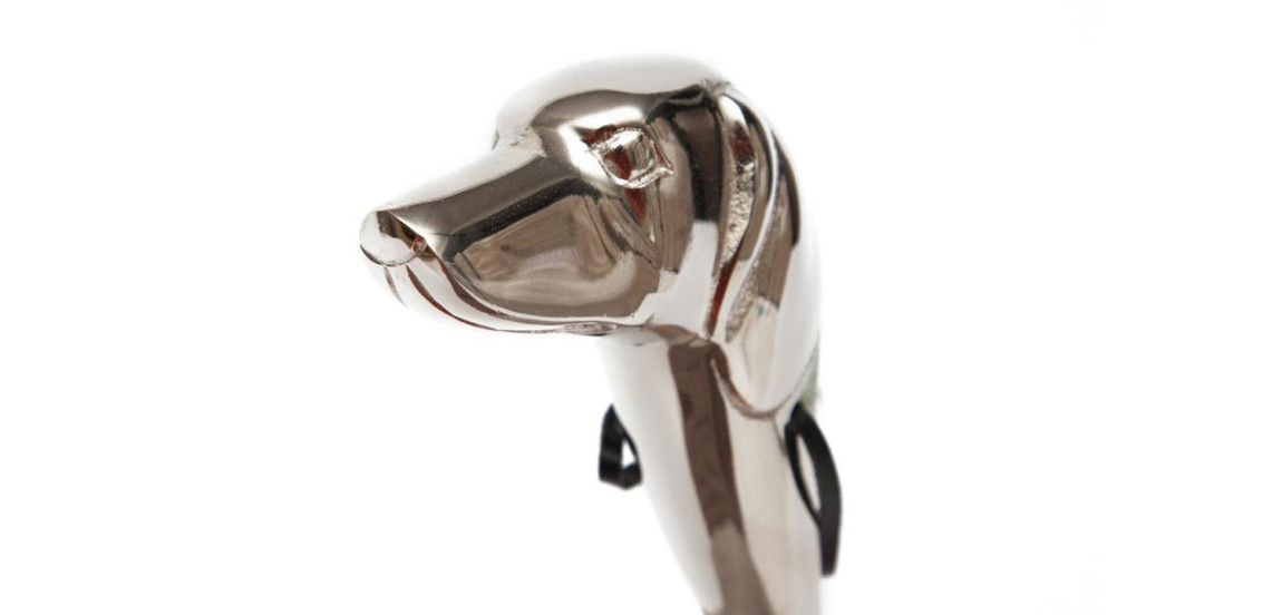 Ложка для обуви Shoehorn Dog's Head nickel