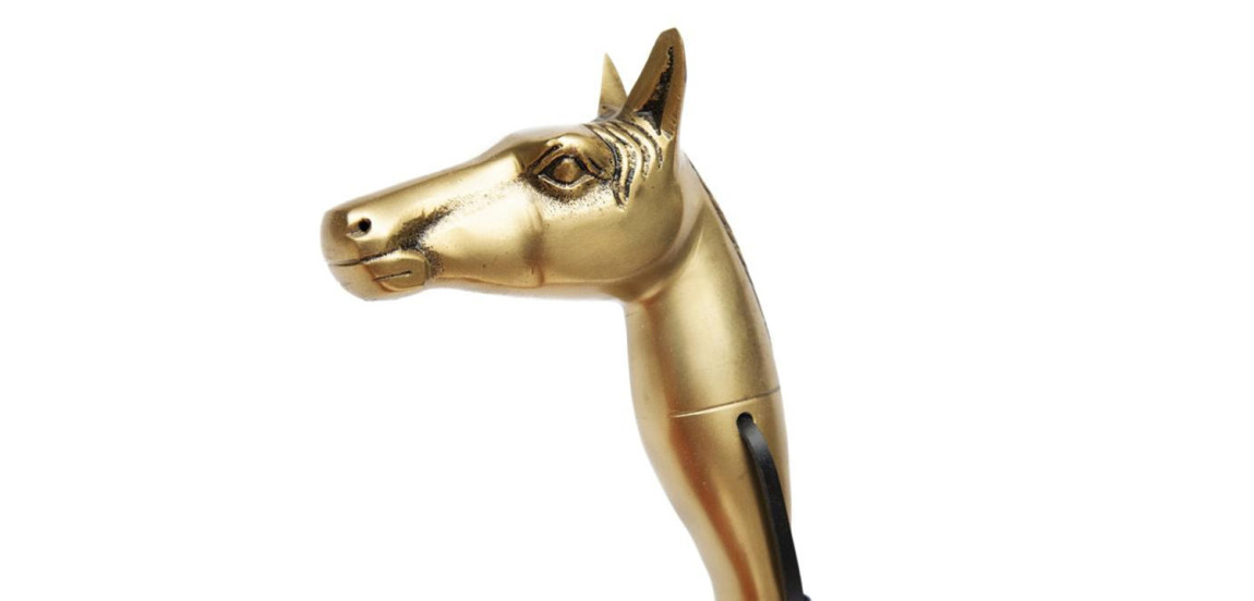 Ложка для обуви Shoehorn Horse's Head copper