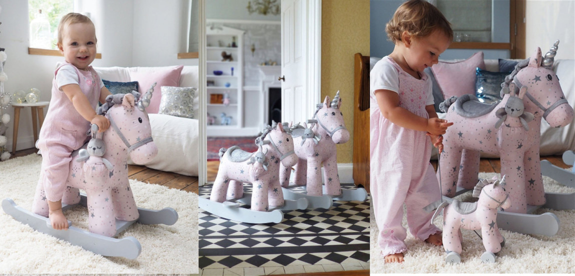 Лошадка-качалка розовая Annette Pony