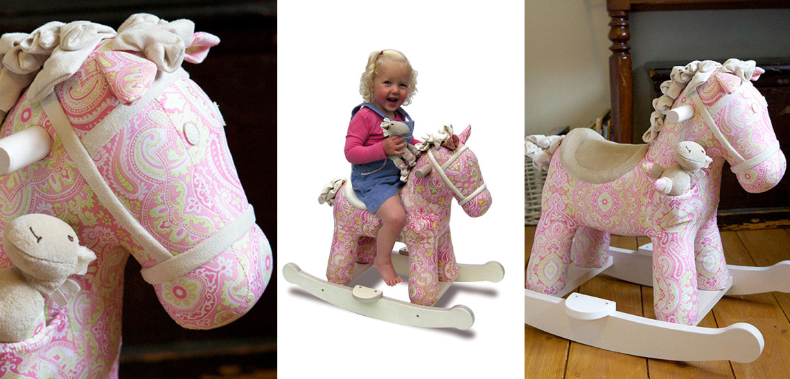 Лошадка-качалка розовая Kaylee Pony