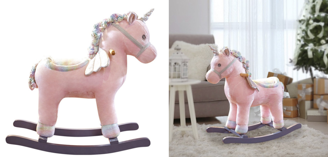 Лошадка-качалка розовая Mandy Pony