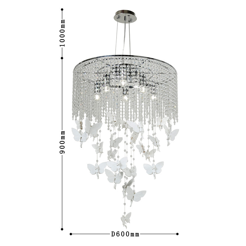 Люстра 2в1 с подвесками в форме феи Fairy House D60 см