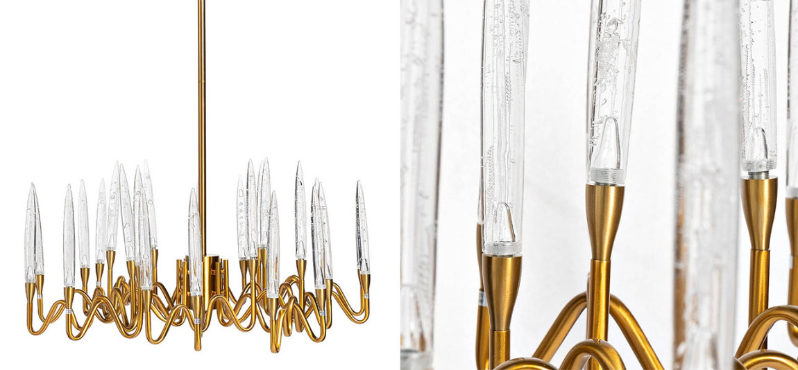 Люстра Aishoola латунь