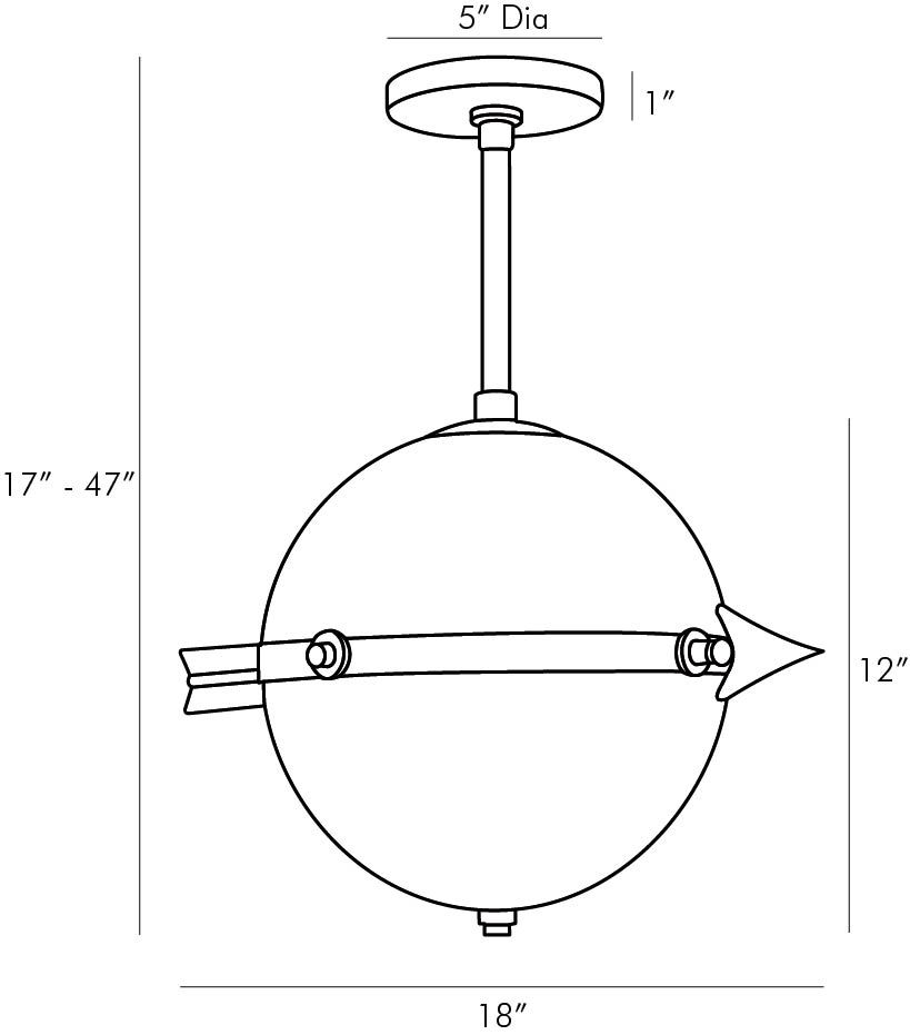 Люстра Arteriors CELESTIAL PENDANT
