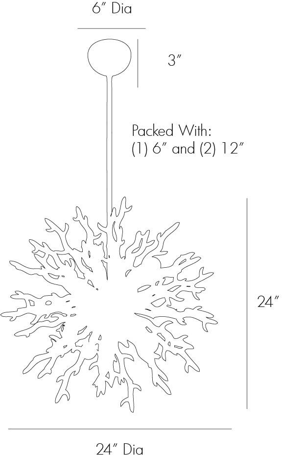 Люстра Arteriors DIALLO SMALL CHANDELIER