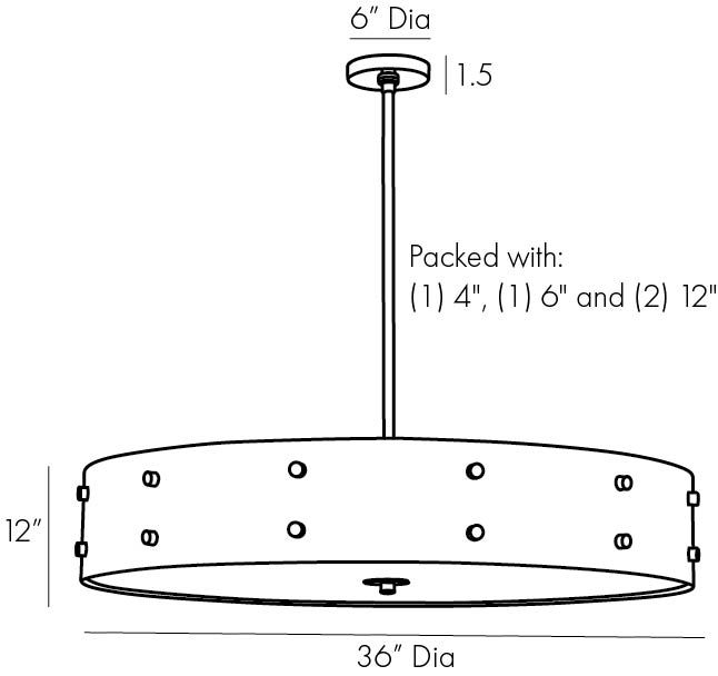 Люстра Arteriors HOCKLEE CHANDELIER