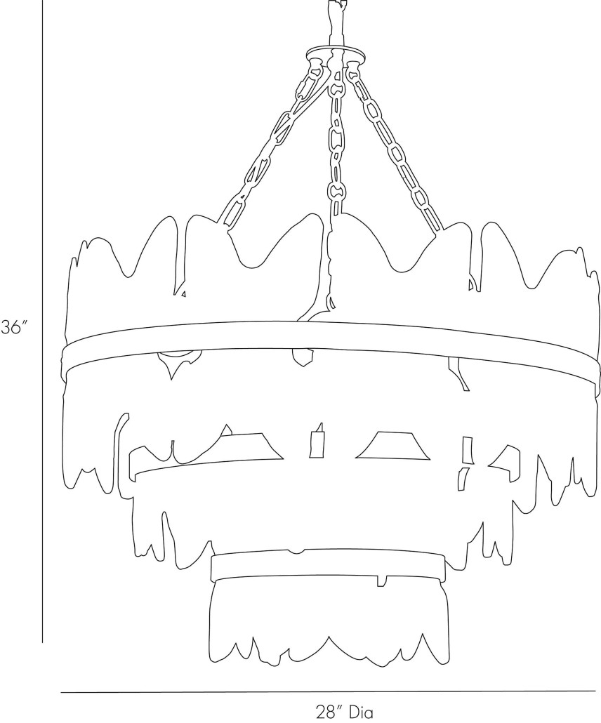 Люстра Arteriors MILLIE CHANDELIER