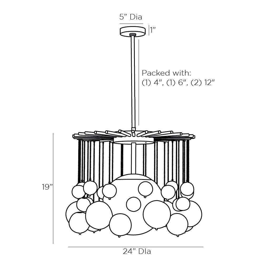 Люстра Arteriors MIRA CHANDELIER